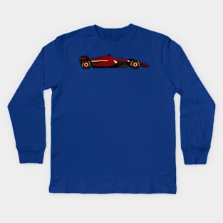 Red 2024 Livery Kids Long Sleeve T-Shirt